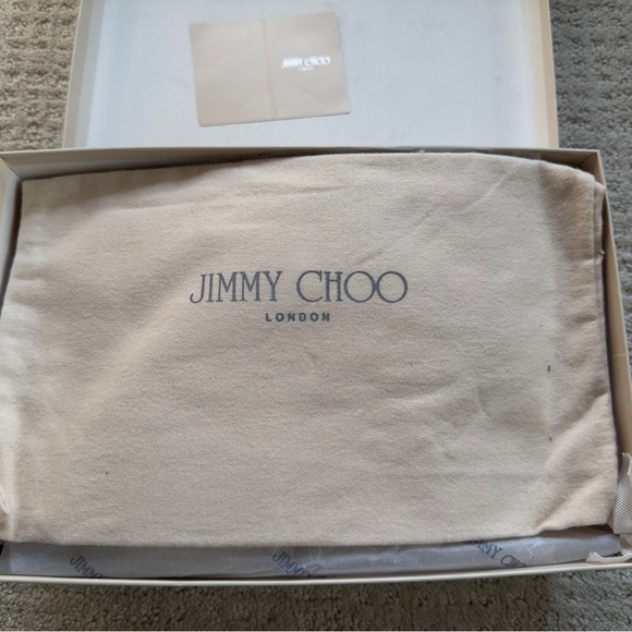 Jimmy Choo Pepper Holographic Python Leather Ankle Wrap Espadrilles Wedge Sandal - Picture 11 of 14